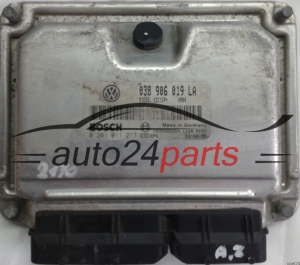 ECU CENTRALITA DE MOTOR SKODA FABIA VW VOLKSWAGEN POLO 1.9 TDI 038906019LA, 038 906 019 LA, BOSCH 0 281 011 217, 0281011217, DIESEL EDC15P+ 4904, 1039S02254 