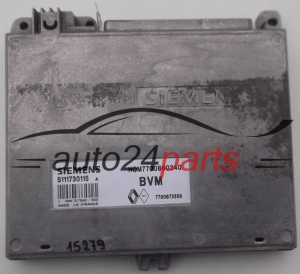 MOTORSTEUERGERÄT ECU STEUERGERAT RENAULT CLIO SIEMENS S111730115 A, S111730115A, 7700860340, 7700873359 