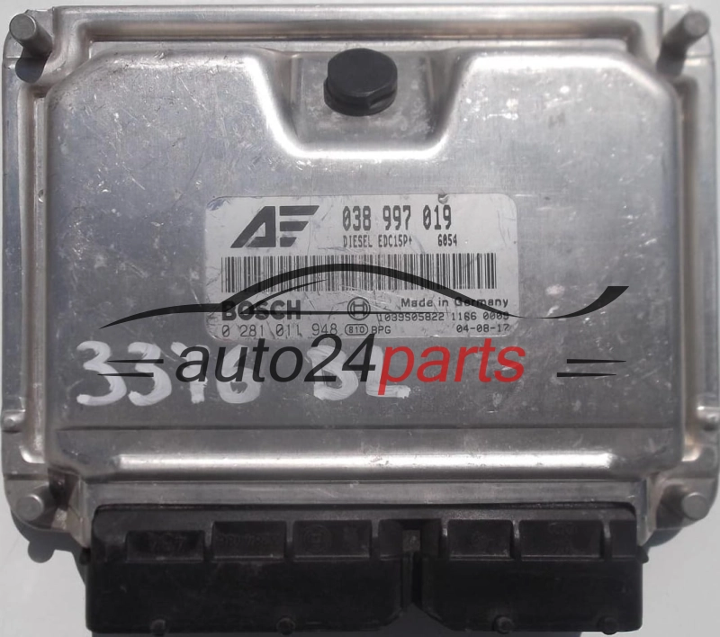 KOMPUTER STEROWNIK SILNIKA VW VOLKSWAGEN SHARAN SEAT ALHAMBRA 1.9 TDI 038997019
