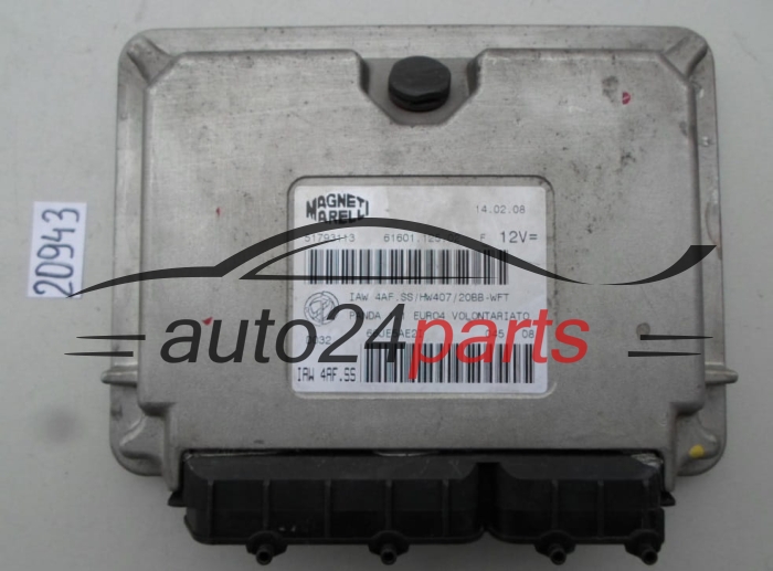 Centralita de motor FIAT PANDA 1.1 51793113 IAW4AFSS 6160112502 66JF1TL9H