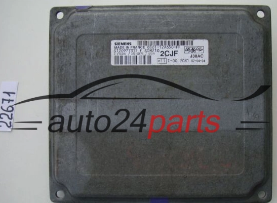 KOMPUTER STEROWNIK SILNIKA FORD FIESTA SIEMENS S120977315 F, S120977315F, FoMoCo 6S61-12A650-FF, 6S6112A650FF, 2CJF