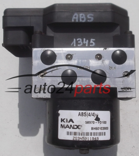 ABS POMPA I STEROWNIK KIA RIO 58970-FD100, 58970FD100, MANDO BH60103900, 392AAC1E10-4, 392AAC1E104, 5WY7208B, 95610-FD330, 95610FD330