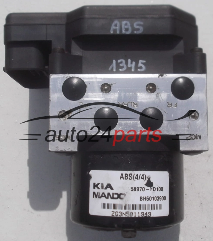 ABS POMPA I STEROWNIK KIA RIO 58970-FD100, 58970FD100, MANDO BH60103900, 392AAC1E10-4, 392AAC1E104, 5WY7208B, 95610-FD330, 95610FD330