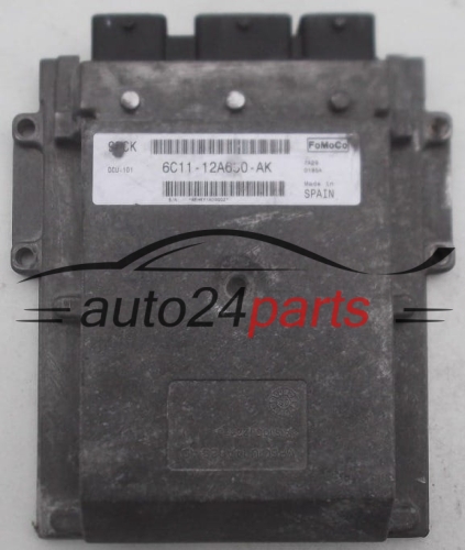 MOTORSTEUERGERÄT ECU STEUERGERÄT  FORD TRANSIT 2.4 TDCI FoMoCo 6C11-12A650-AK,  9DCK 