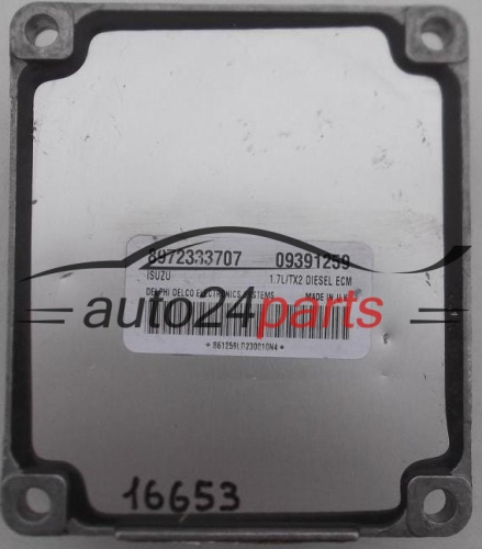 CALCULATEUR MOTEUR OPEL CORSA COMBO 1.7 DELPHI DELCO 09391259 ISUZU 8972333707