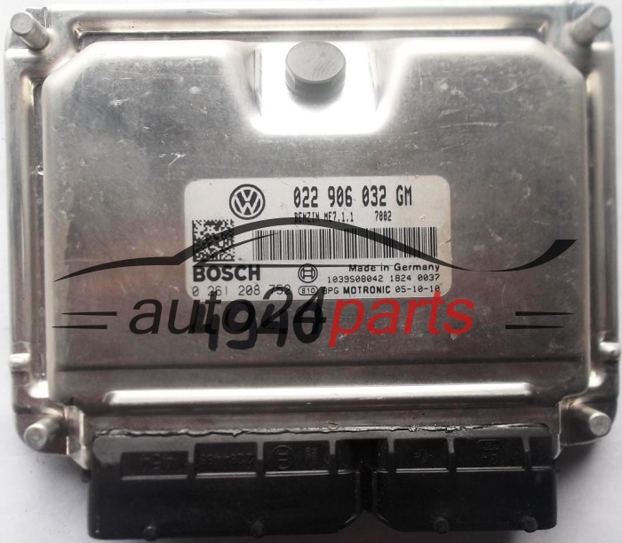 ECU CENTRALITA DE MOTOR VW VOLKSWAGEN T5 3.2 BOSCH 0 261 208 752