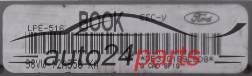 MOTORSTEUERGERÄT ECU STEUERGERAT FORD GALAXY VISTEON 98VW-12A650-KA
