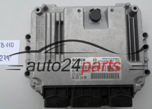 KOMPUTER STEROWNIK SILNIKA CITROEN PEUGEOT 1.6 HDI BOSCH 0 281 012 467, 0281012467, 96 622 124 80, 9662212480, 9653958980, EDC16C34 