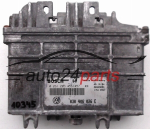 KOMPUTER STEROWNIK SILNIKA VW VOLKSWAGEN POLO 1.3 ADX BOSCH 0 261 203 456/457, 0261203456, 0261203457, 030 906 026 E, 030906026E  - 10345, 10260, 14003, 15119, 15408, 16306