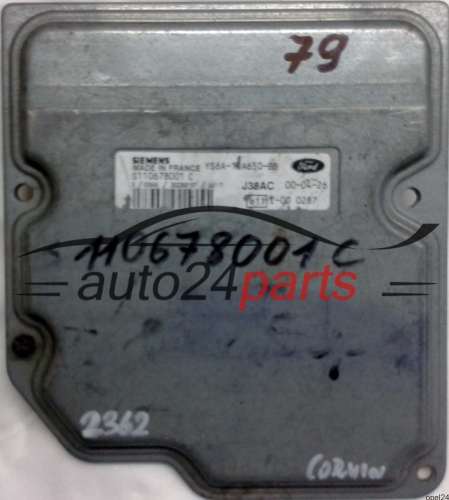 MOTORSTEUERGERÄT ECU STEUERGERÄT FORD FIESTA 1.25 YS6A-12A650-BB, YS6A12A650BB. S110678001C, S110678001 C