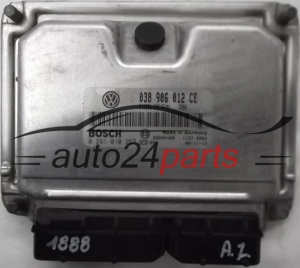 KOMPUTER STEROWNIK SILNIKA SKODA FABIA 1.9 SDI ASY 038906012CE, 038 906 012 CE, BOSCH 0 281 010 257, 0281010257, DIESEL EDC15UM+ 3206, 28SA4488 