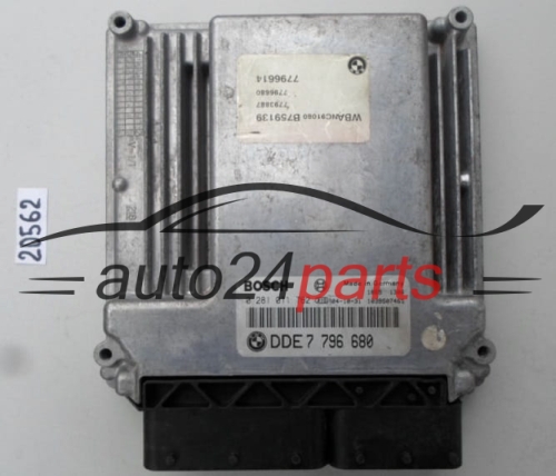 KOMPUTER STEROWNIK SILNIKA BMW BOSCH 0 281 011 762,  DDE 7 796 680