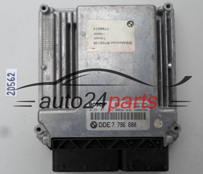 KOMPUTER STEROWNIK SILNIKA BMW BOSCH 0 281 011 762,  DDE 7 796 680