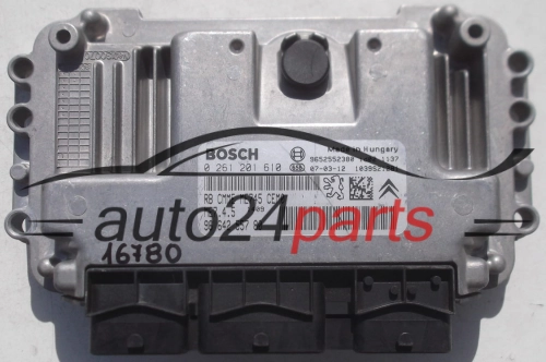 KOMPUTER STEROWNIK SILNIKA PEUGEOT 307 1.6 BOSCH 0 261 201 610, 0261201610, 96 642 557 80, 9664255780