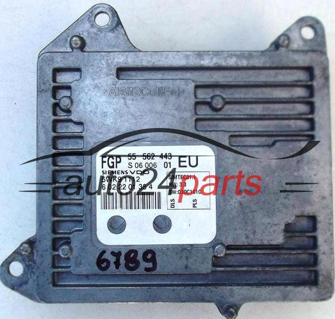 ECU CENTRALITA DE MOTOR  OPEL VECTRA SIGNUM ZAFIRA 2.2 SIEMENS VDO 5WK9 1112