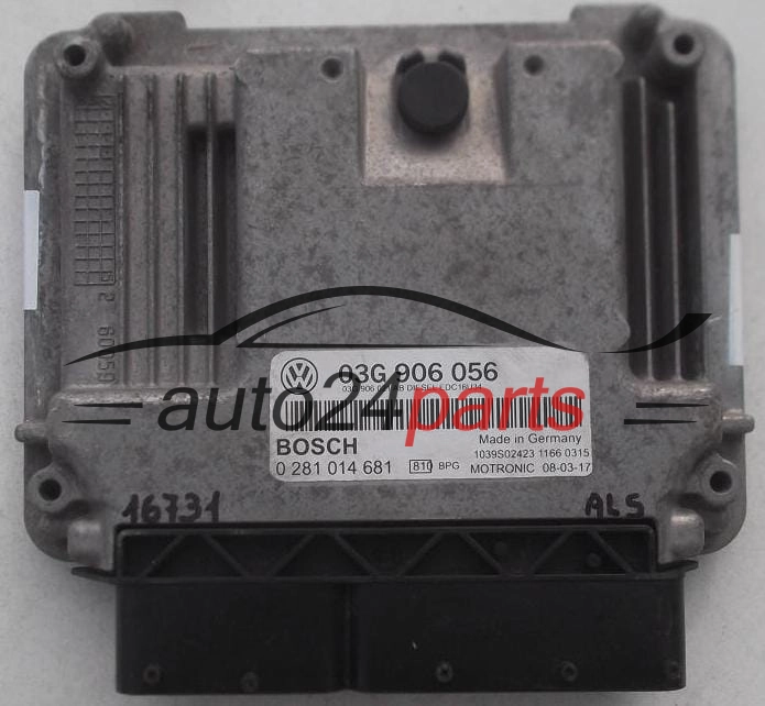 KOMPUTER STEROWNIK SILNIKA VW VOLKSWAGEN TOURAN 03G906056