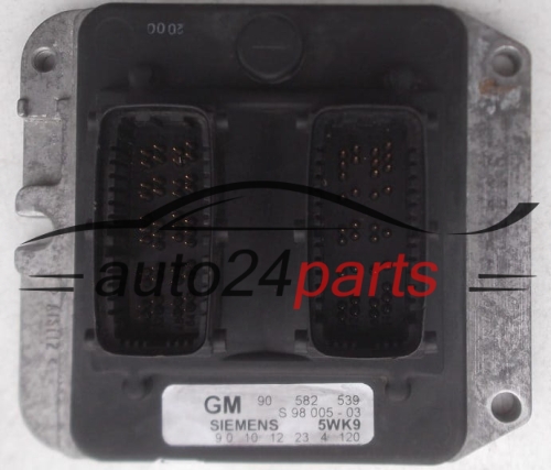 CALCULATEUR MOTEUR OPEL ASTRA ZAFIRA 1.8 X18XE1 SIEMENS 5WK9 4 120, 5WK94120, GM 90 582 539, 90582539