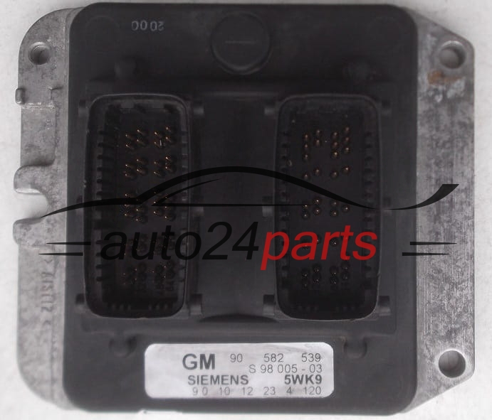 CALCULATEUR MOTEUR OPEL ASTRA ZAFIRA 1.8 X18XE1 SIEMENS 5WK9 4 120, 5WK94120, GM 90 582 539, 90582539