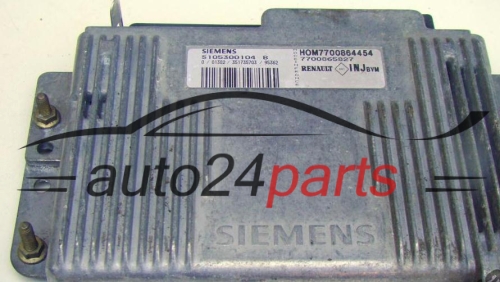 MOTORSTEUERGERÄT ECU STEUERGERÄT  RENAULT MEGANE 1.6 SIEMENS S105300104 B,  HOM 7700864454