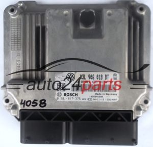 ECU CENTRALITA DE MOTOR VW VOLKSWAGEN CADDY 2.0 TDI 03L906018BT, 03L 906 018 BT, 03L907309R, 03L 907 309 R, BOSCH 0281017376, 0 281 017 376 DIESEL EDC17C46
