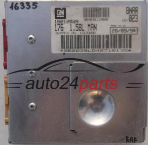 Komputer sterownik silnika Alfa Romeo / Fiat 176 1.6 GM 16212039 BNAR MAN