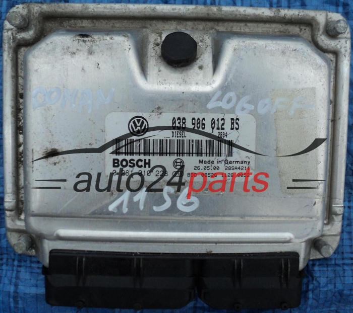 KOMPUTER STEROWNIK SILNIKA SEAT LEON TOLEDO 1.9 TDI AGR  038906012BS, BOSCH 0281010228, 28SA4211