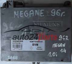 KOMPUTER STEROWNIK SILNIKA RENAULT MEGANE 1.4 SIEMENS S111730108C, HOM7700864451, 7700101920