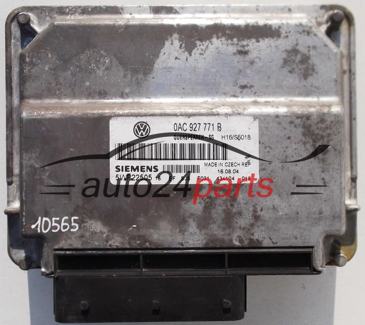 KOMPUTER STEROWNIK SILNIKA VW TOUAREG, SIEMENS 5WP22505, 0AC 927 771 B, 0AC927771B