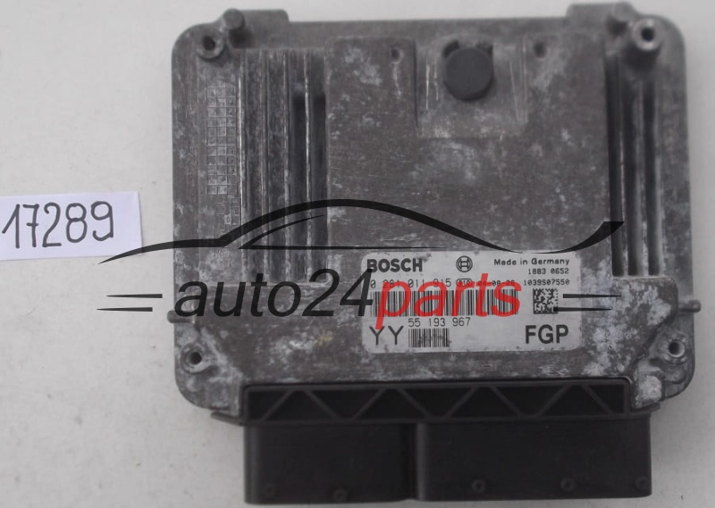 KOMPUTER STEROWNIK SILNIKA OPEL VECTRA SIGNUM 1.9 CDTI Z19DTH BOSCH 0281011915