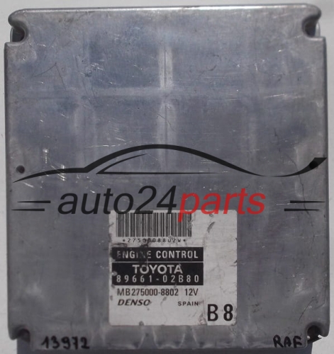 MOTORSTEUERGERÄT ECU STEUERGERAT TOYOTA COROLLA 8966102B80