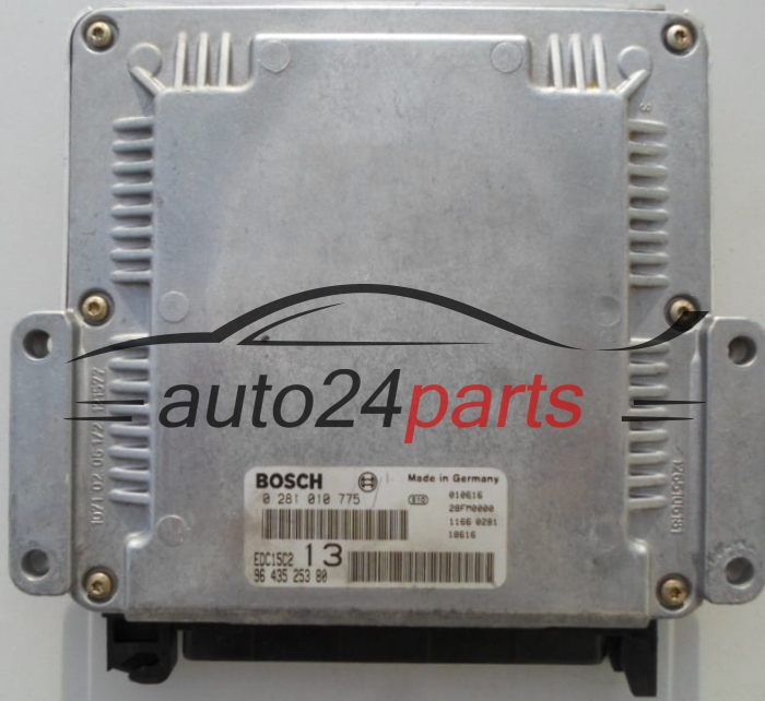MOTORSTEUERGERÄT ECU STEUERGERAT PEUGEOT 406 2.0 HDI BOSCH 0 281 010 775,  96 435 253 80