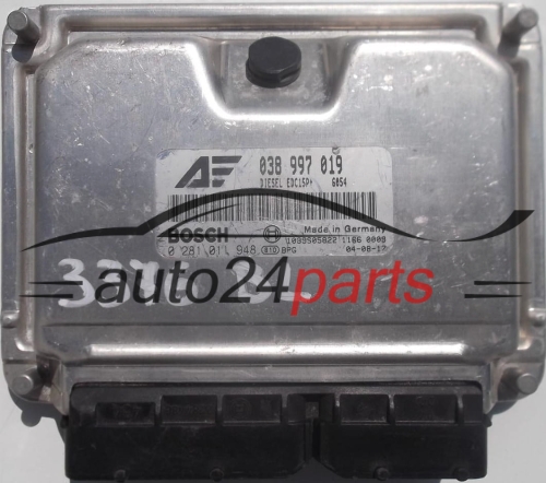 ECU CENTRALITA DE MOTOR VW VOLKSWAGEN SHARAN SEAT ALHAMBRA 1.9 TDI 038997019