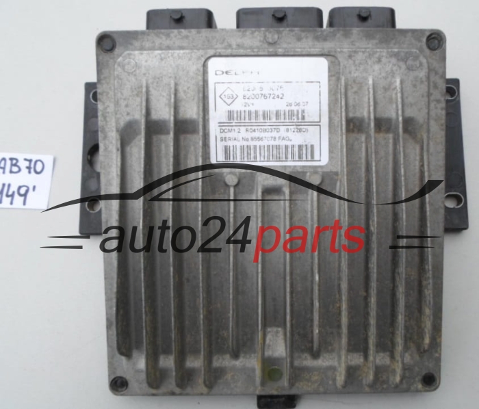 KOMPUTER STEROWNIK SILNIKA RENAULT CLIO 1.5 DCI R0410B037D, 8200513076, 8200767242 -