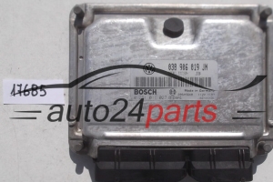 KOMPUTER STEROWNIK SILNIKA VW VOLKSWAGEN POLO 1.9 TDI BOSCH 0 281 011 027, 0281011027, 038 906 019 JN, 038906019JN - 17685