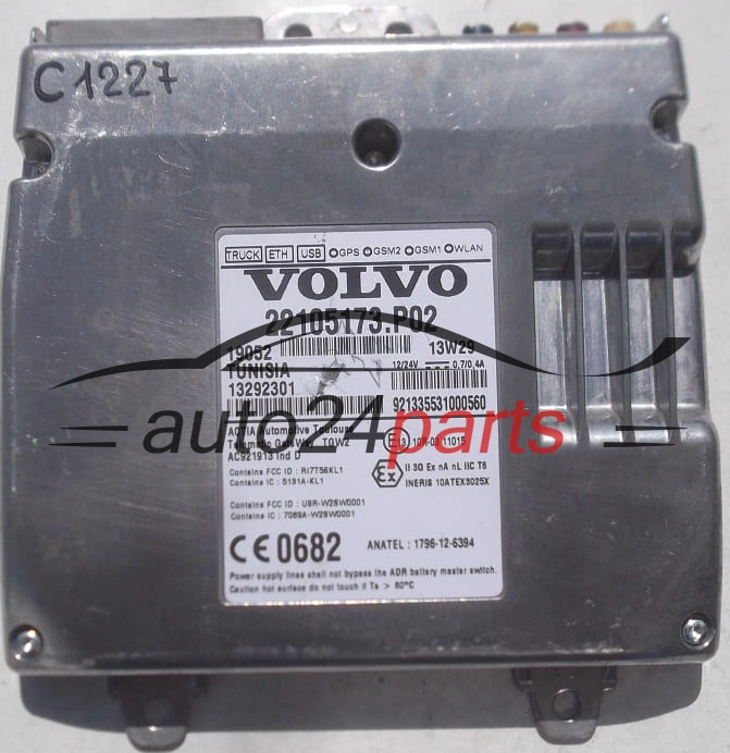 CENTRALKA MODUL STEROWNIK GPS VOLVO 22105173.P02