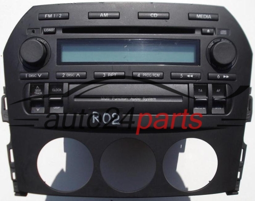 RADIO CD MULTI FUNCTION AUDIO SYSTEM MAZDA NG31 66 9RQ, NG31669RQ, PT-2879Q, PT2879Q, NG31 66 AR0, NG3166AR0, PT-2880Q, PT2880Q, NG31 66 9H0, NG31669H0, ET-1170Q, ET1170Q - R02