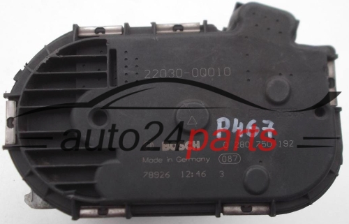 DROSSELKLAPPE TOYOTA YARIS AYGO 1.0 BOSCH 0 280 750 192, 0280750192, 22030-0Q010, 220300Q010