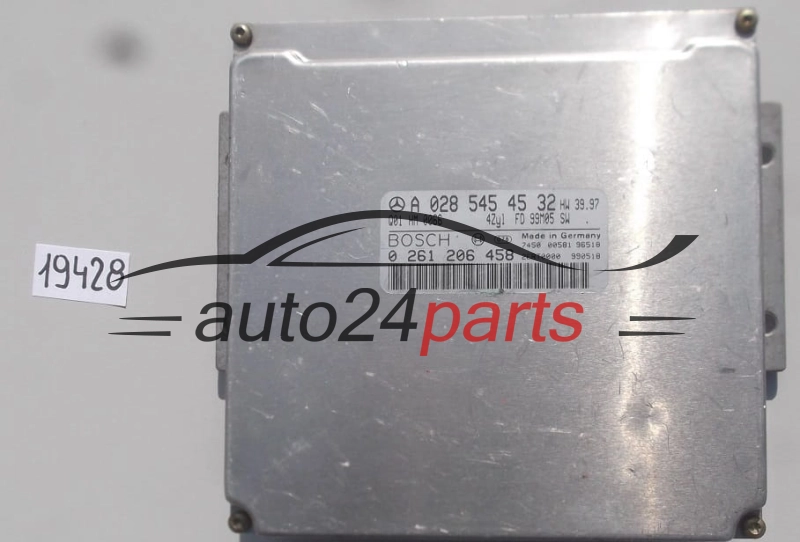 KOMPUTER STEROWNIK SILNIKA MERCEDES CLK BOSCH 0 261 206 458, 0261206458, A 028 545 45 32, A0285454532