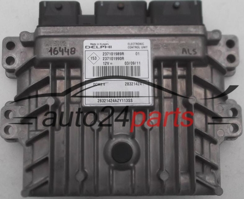 ECU CENTRALITA DE MOTOR RENAULT CLIO 28321424, 237101989R, 237101990R