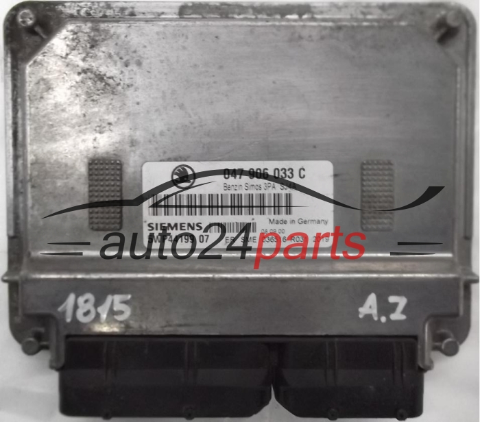 ECU CENTRALITA DE MOTOR SKODA FABIA 1.4 047906033C, SIEMENS 5WP44199