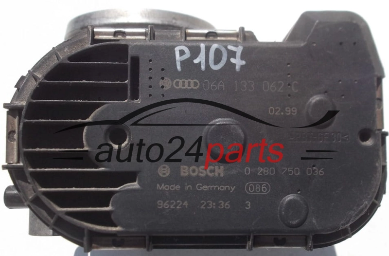 PRZEPUSTNICA POWIETRZA AUDI SEAT SKODA VOLKSWAGEN 06A 133 062 C, 06A133062C, BOSCH 0 280 750 036, 0280750036 