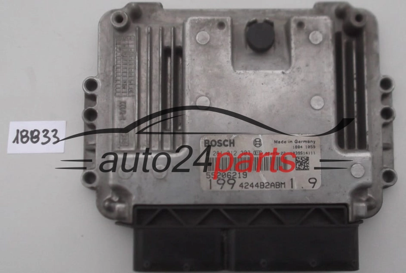 KOMPUER STEROWNIK SILNIKA FIAT GRANDE PUNTO 1.3 JTD BOSCH 0 281 012 303,  55206219