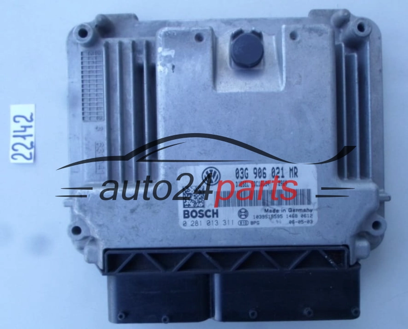 KOMPUTER STEROWNIK SILNIKA VW VOLKSWAGEN PASSAT 2.0 TDI 03G906021MR, 03G 906 021 MR BOSCH 0281013311, 0 281 013 311 
