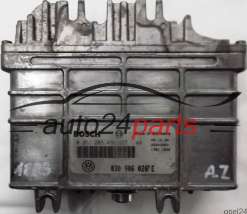 CALCULATEUR MOTEUR VW VOLKSWAGEN POLO 1.3 ADX BOSCH 0 261 203 456/457, 030 906 026 E, 030906026E