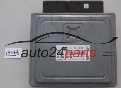 KOMPUTER STEROWNIK SILNIKA SKODA FABIA 1.4 03F 906 070 HB, 5WP44880