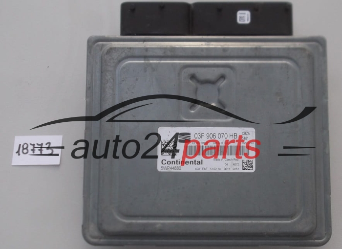 KOMPUTER STEROWNIK SILNIKA SKODA FABIA 1.4 03F 906 070 HB, 5WP44880