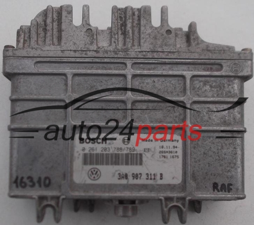 MOTORSTEUERGERÄT ECU STEUERGERÄT VW VOLKSWAGEN PASSAT 1.8 BOSCH 0 261 203 788/789