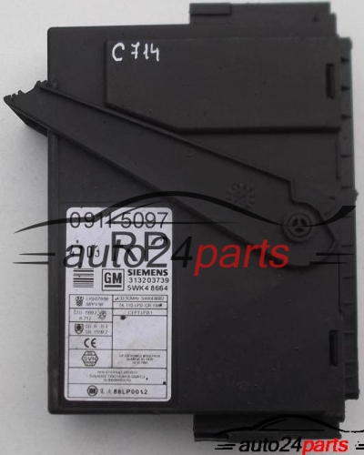  KOMFORTSTEUERGERÄT OPEL CORSA MERIVA 09 115 097 RP