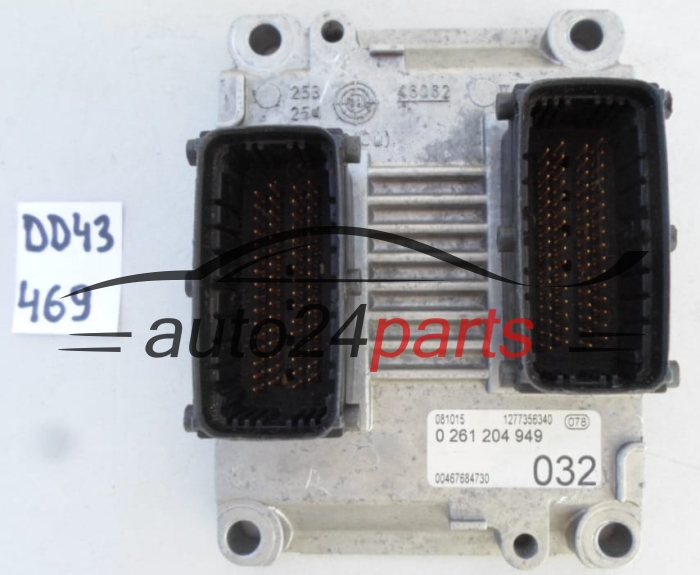 Calculateur Moteur Alfa Romeo 156 2.0 TS 0261204949 00467684730 467684730 1277356340