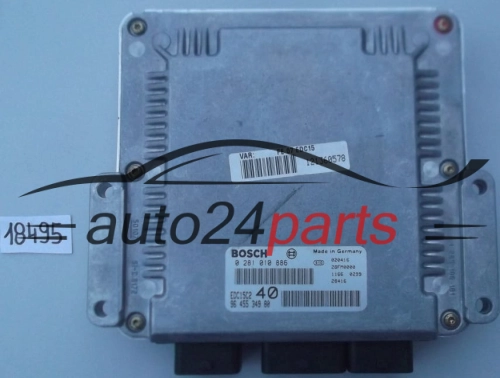 KOMPUTER STEROWNIK SILNIKA CITROEN C5 2.2 HDI BOSCH 0281010886, 0 281 010 886, 9645534980, 96 455 349 80, EDC15C2 40